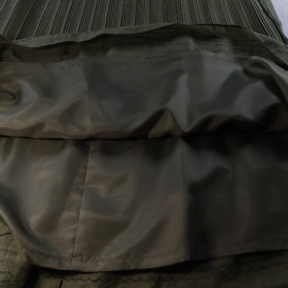 Talbots Maxi/Prairie Skirt (4) and Short Sleeve Shirt (M) Moss Green NWT - Picture 13 of 13